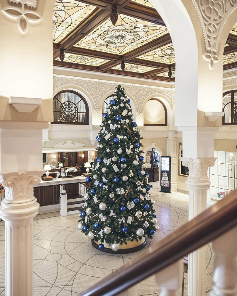 Albero di Natale al Cavallino Bianco di Ortisei