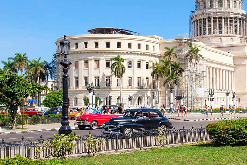 Auto d'epoca all'Havana.
