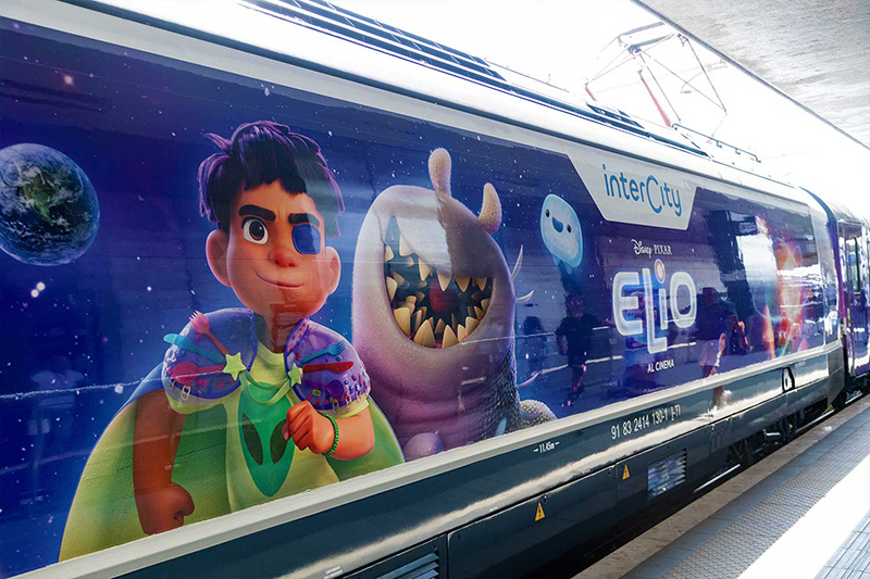 Treno a tema Disney Elio