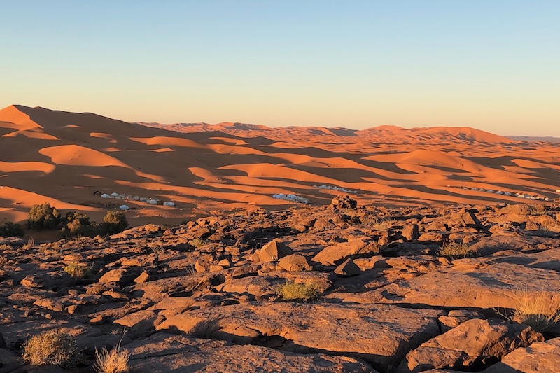 Le dune di Merzouga e i campi tendati