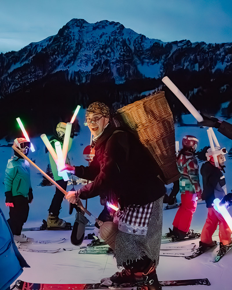 Fiaccolata dei bambini a Torgnon