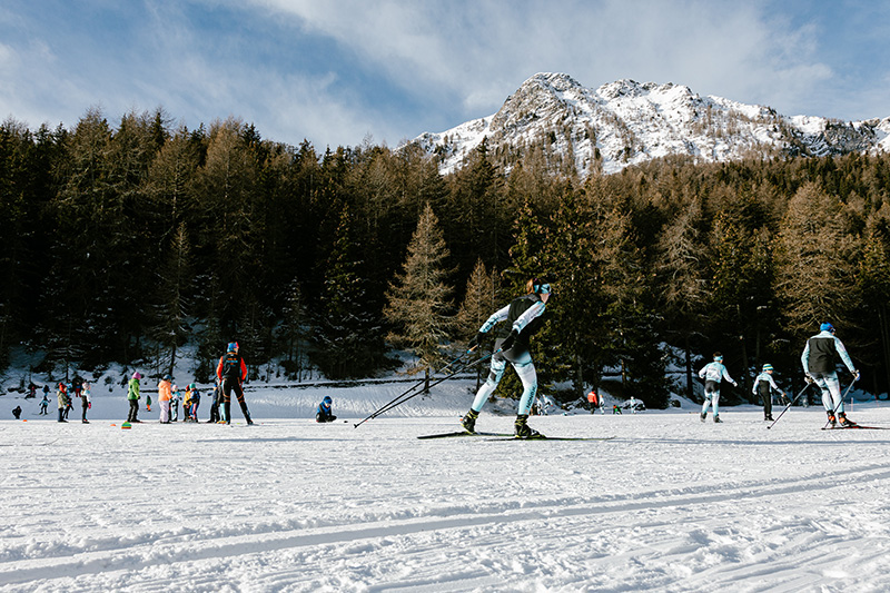 Sci di fondo a Torgnon, anche con corsi per bambini