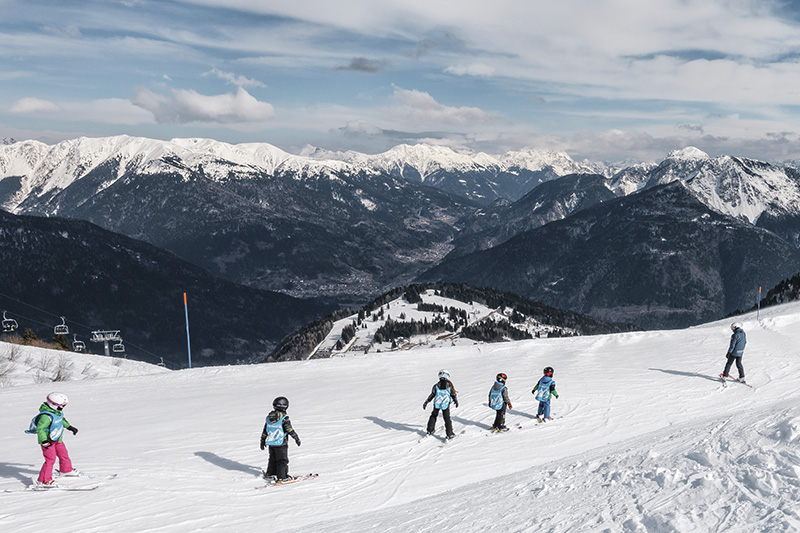 Ravascletto/Zoncolan, bimbi alla scuola sci