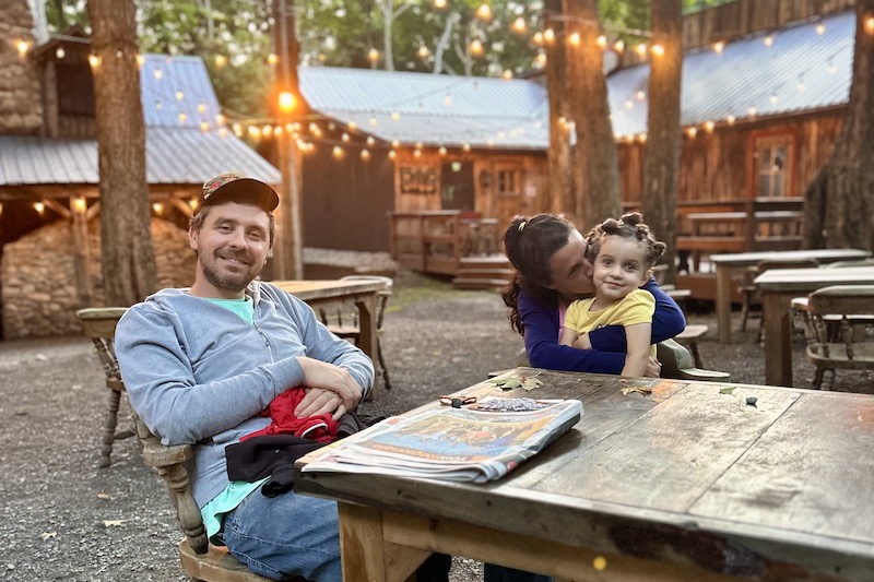 famiglia esterno cabane à sucre