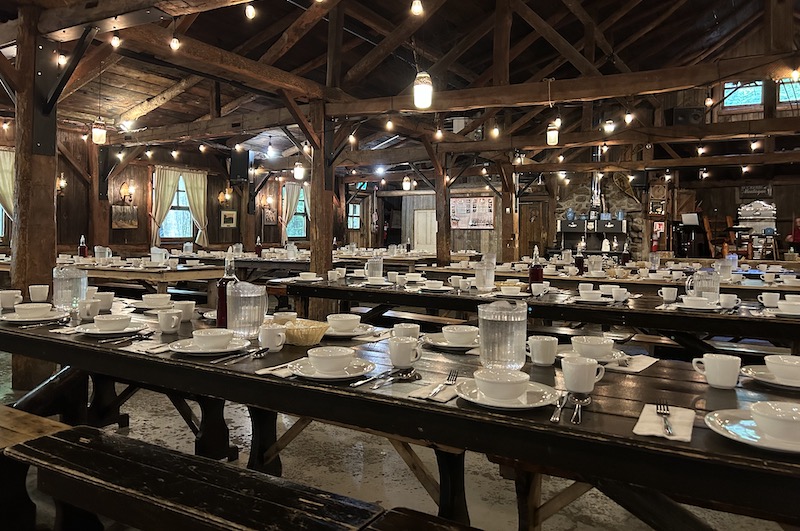 sala cena cabane à sucre