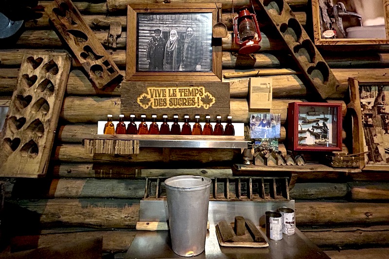 sciroppi d'acero nella cabane à sucre
