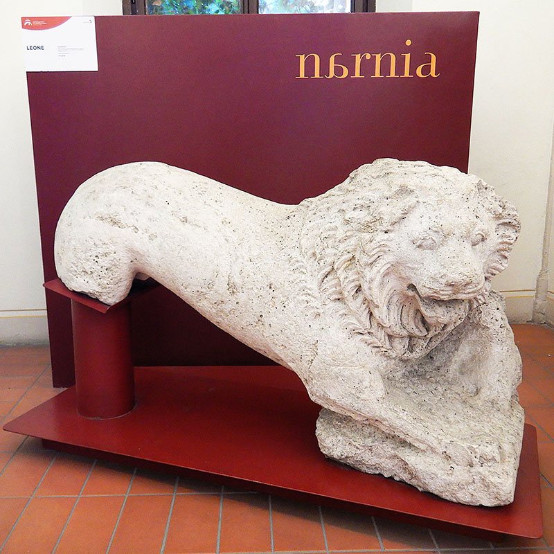Leone al Museo Eroli