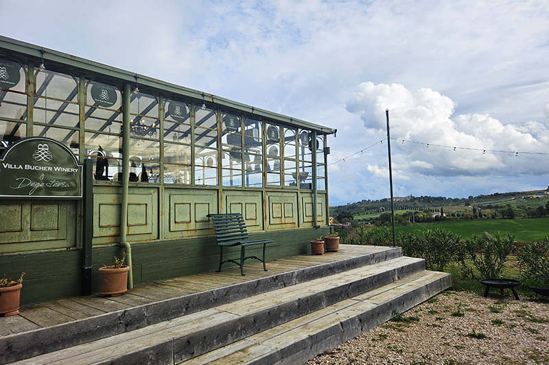 Cantine Etiche, degusteria a Villa Bucher
