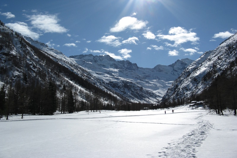 Cogne in inverno con bambini