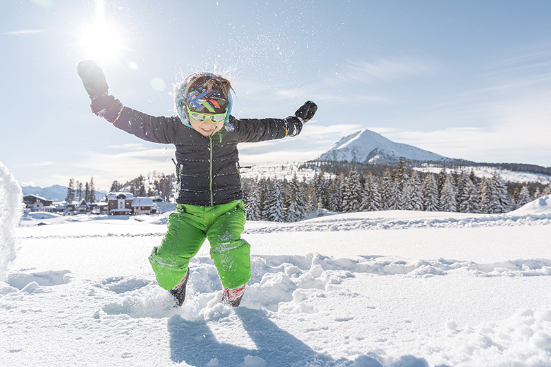 Bimbi sull'Altopiano di Lavazè