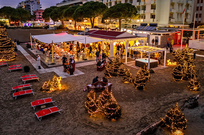Natale a Grado in spiaggia