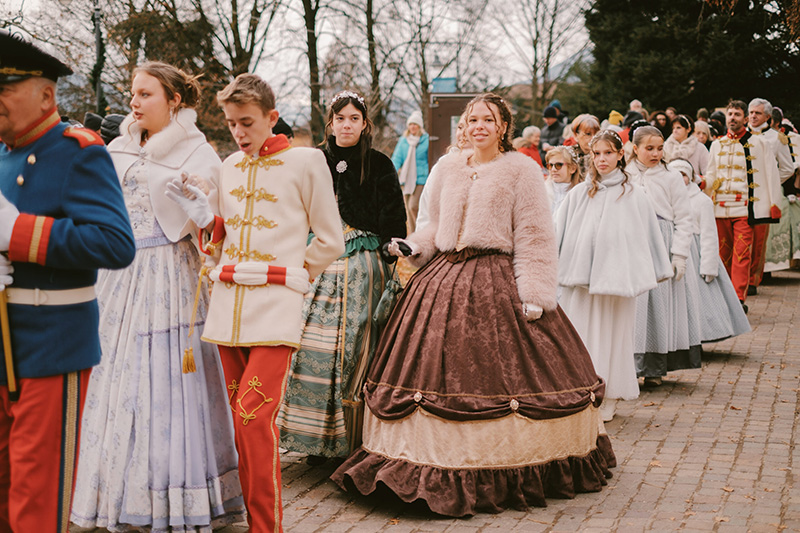Sfilata della corte asburgica a Levico Terme