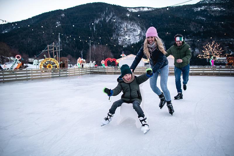 Pattinaggio su ghiaccio in Paganella