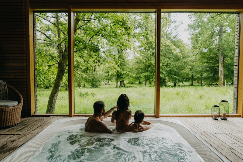 Lodge nel parco faunistico