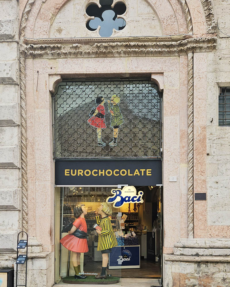 Negozi di cioccolato a Perugia