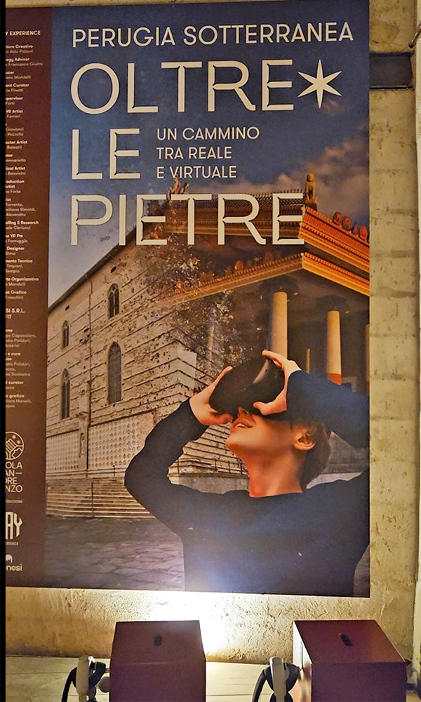 Perugia sotterranea, esperienza virtuale