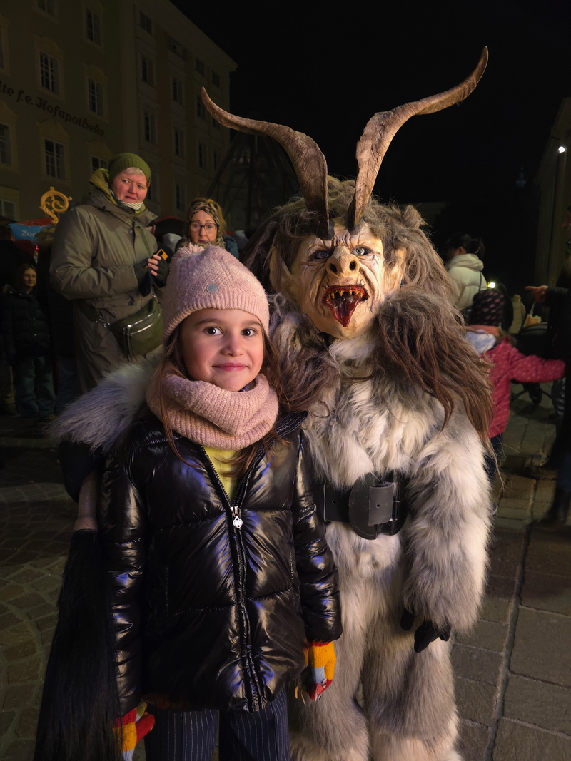 Salisburgo con i bambini: i Krampus ai mercatini di Natale