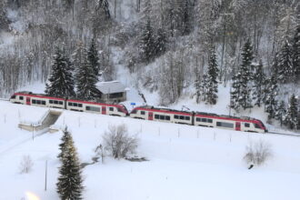 christmas train trentino