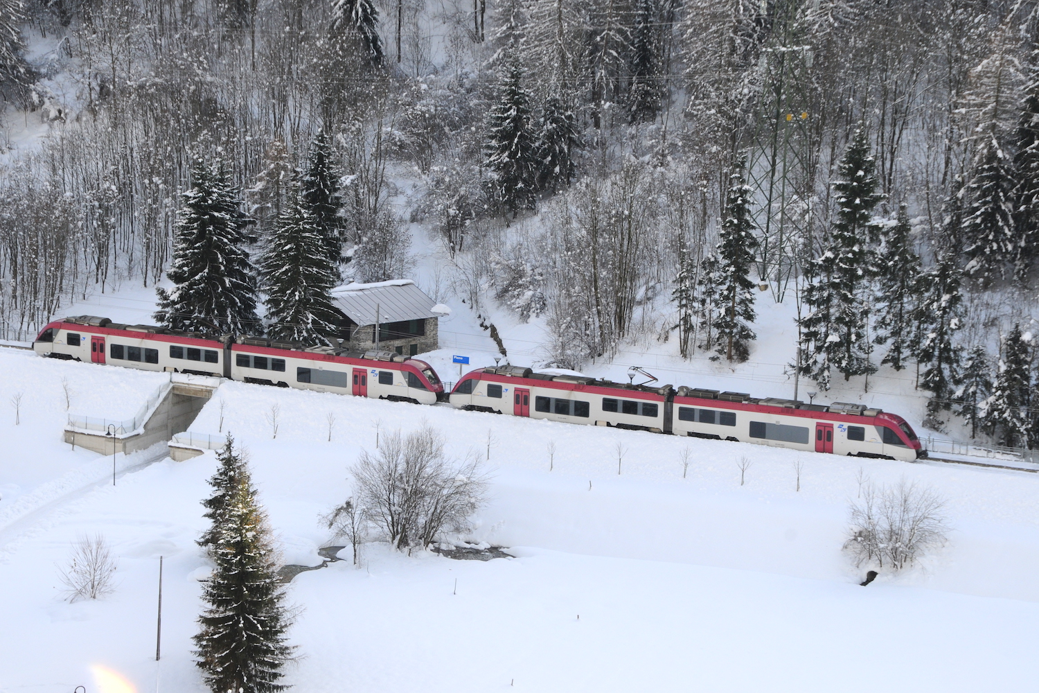 christmas train trentino