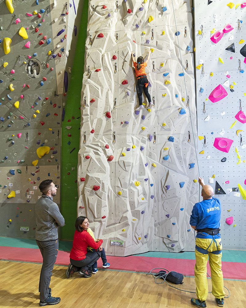 Arrampicata a Tarvisio per bambini