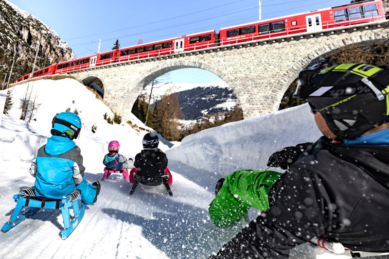 Pista da slittino Preda Berguen