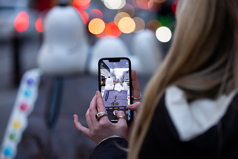 Snoopy in the City, mappa interattiva © David Parry/PA Media Assignments