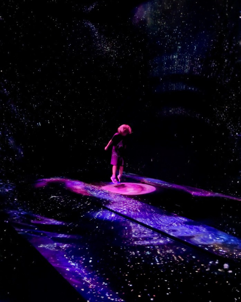 teamlab planets tokyo Multi Jumping