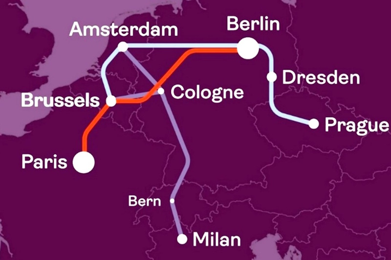 Mappa treni notturni