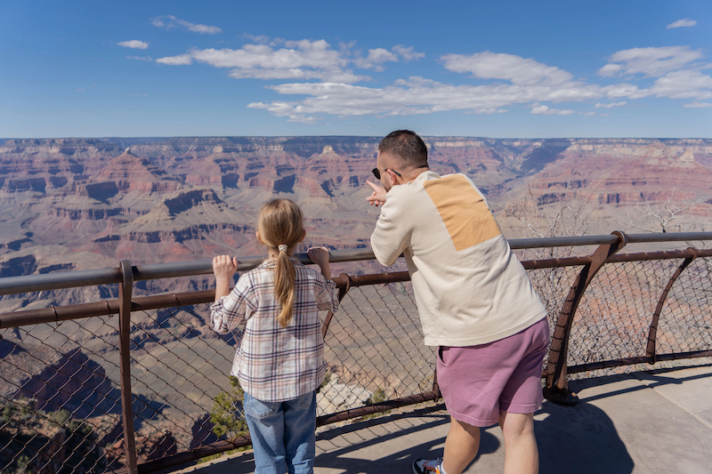 padre figlia grand canyon