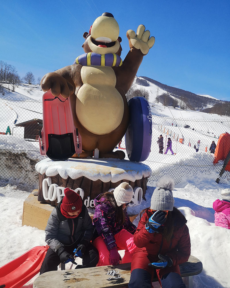 Coppo dell'Orso, ingresso