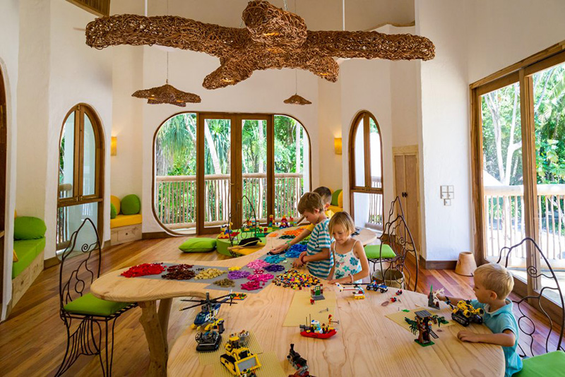 giochi per bambini al Soneva Fushi Resort