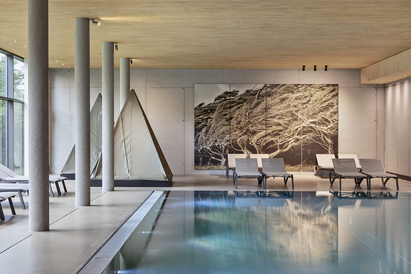 Tirolo,. Zillertal, piscina del Natuerlich Hell camping e appartamenti