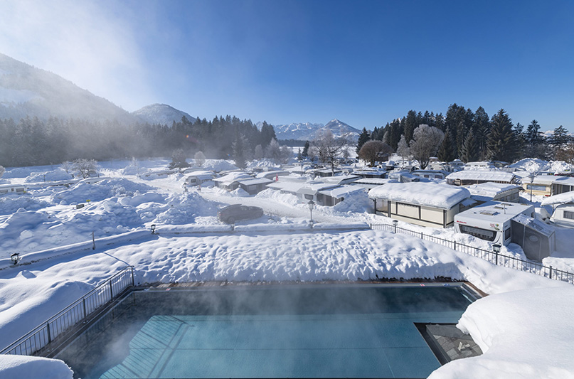 Euro Camp a Koessen in Tirolo, aperto in inverno