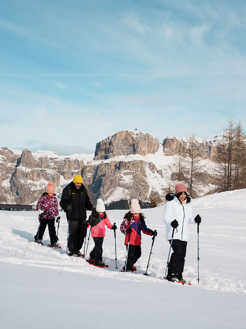 Ciaspolate al Ciampac © ApT Val di Fassa