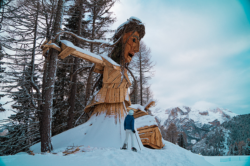 Strega ladina a Buffaure © ApT Val di Fassa