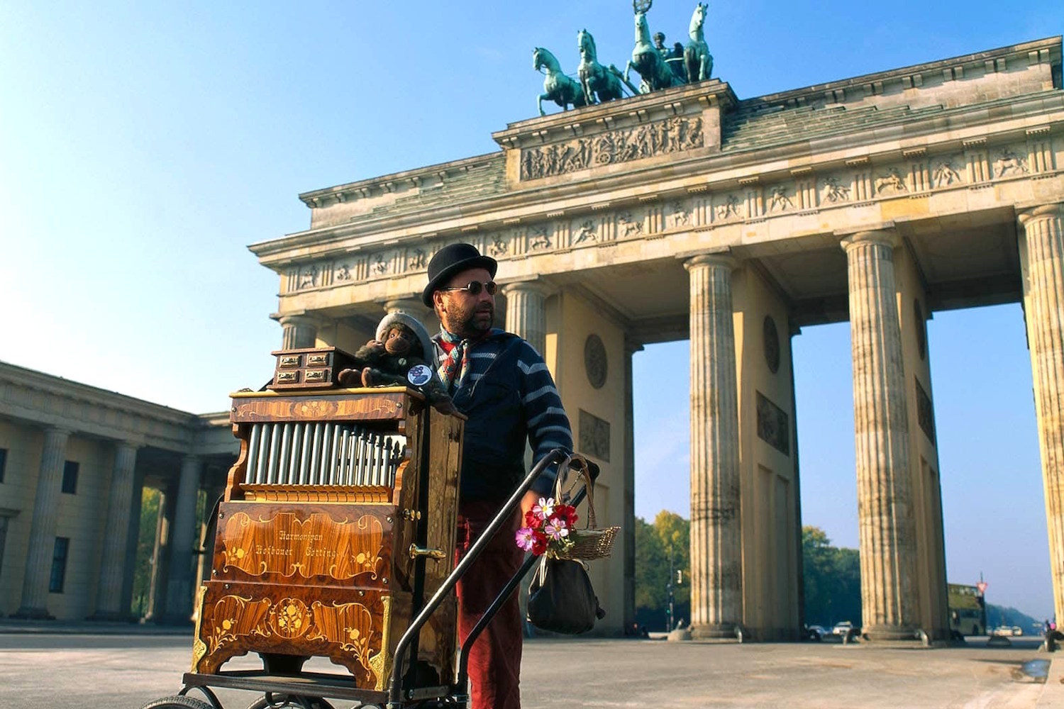 Porta Brandeburgo Berlino con Bambini