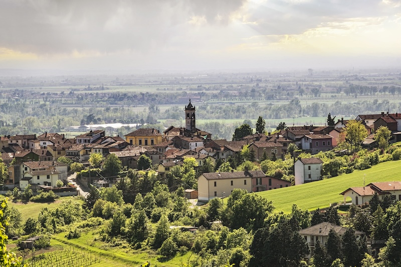 Il borgo di Vho nel Monferrato