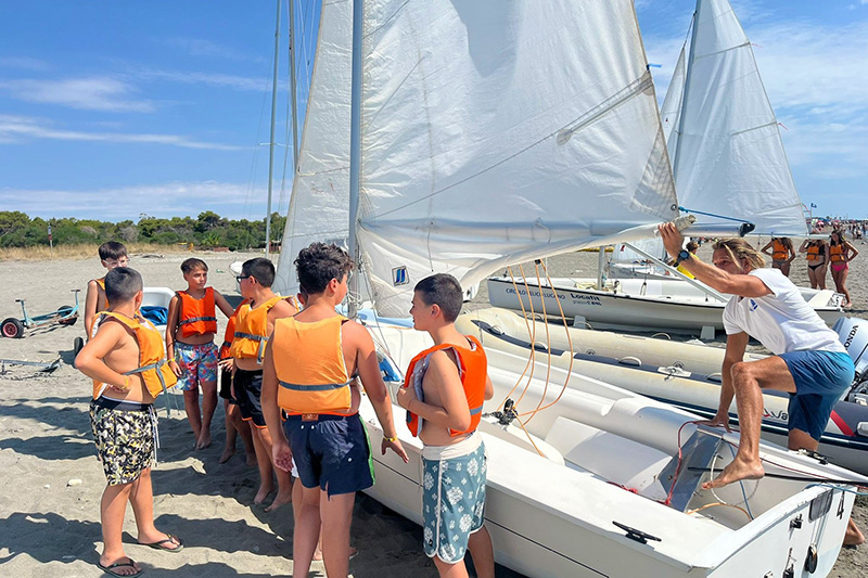 Summer Camp Game Vacanze, vela