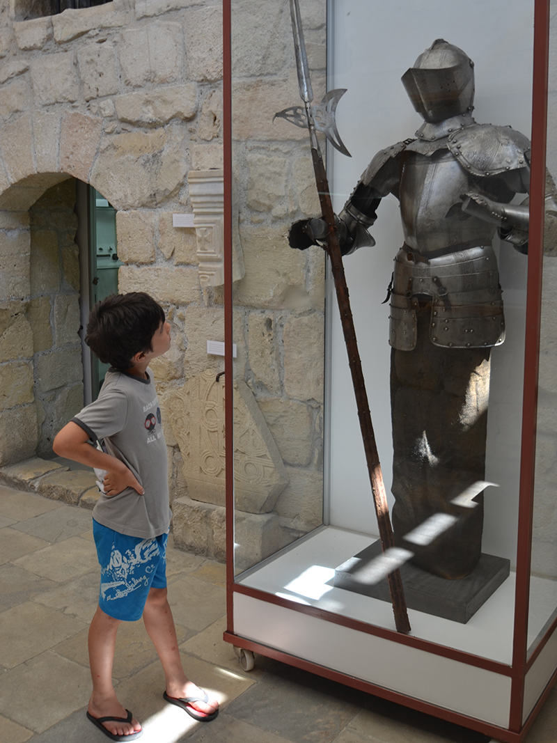 Armatura esposta nel castello di Limassol
