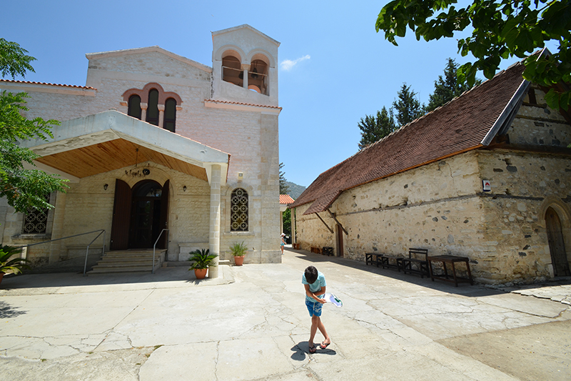 Paesaggio dei monti Troodos a Cipro