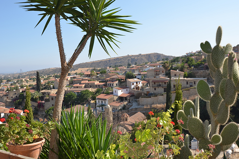Panorama del villaggio di Tochni a Cipro