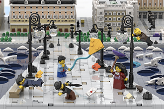 Allestimento permanente LEGO al Castello di Duino, Trieste e la Bora