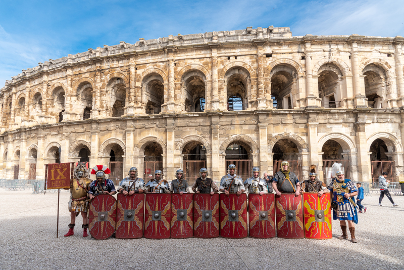 Giornate Romane di Nimes: la sfilata dei legionari © Nimes Tourisme