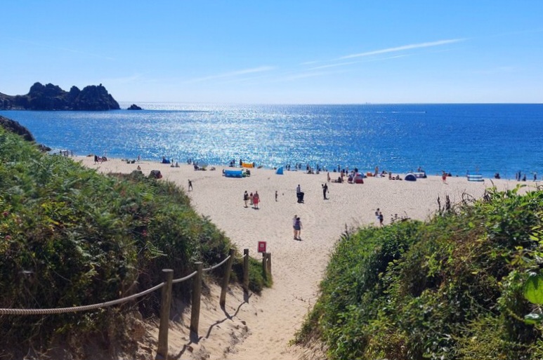 Cornovaglia: Portchurno Beach