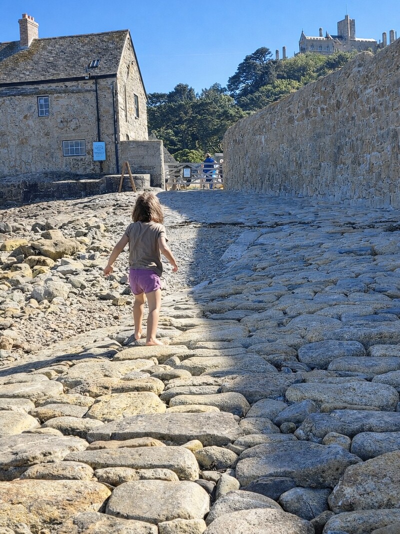 St. Michael's Mount: il causeway verso la fortezza