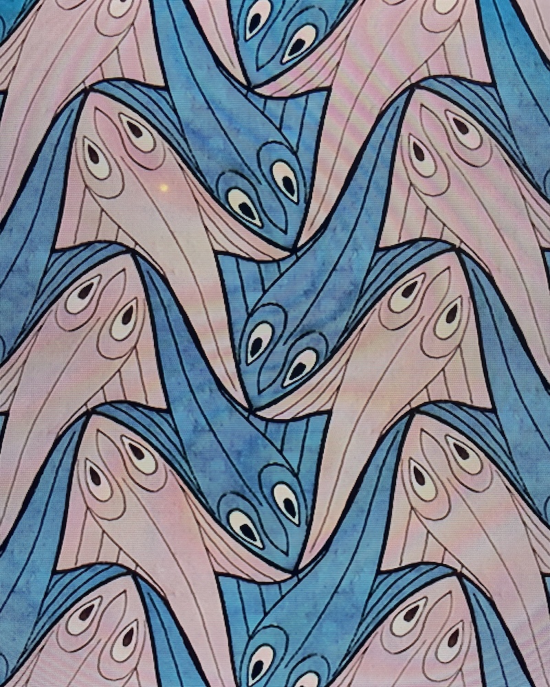 Mostra Escher Padova, tassellature