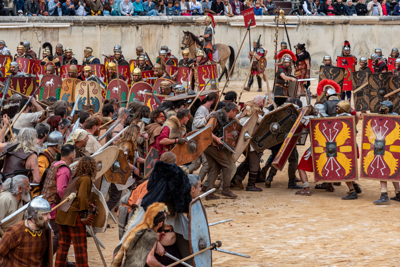 Giornate Romane di Nimes: gli spettacoli © Nimes Tourisme