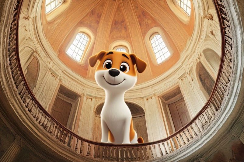 baffo cane villa la rotonda