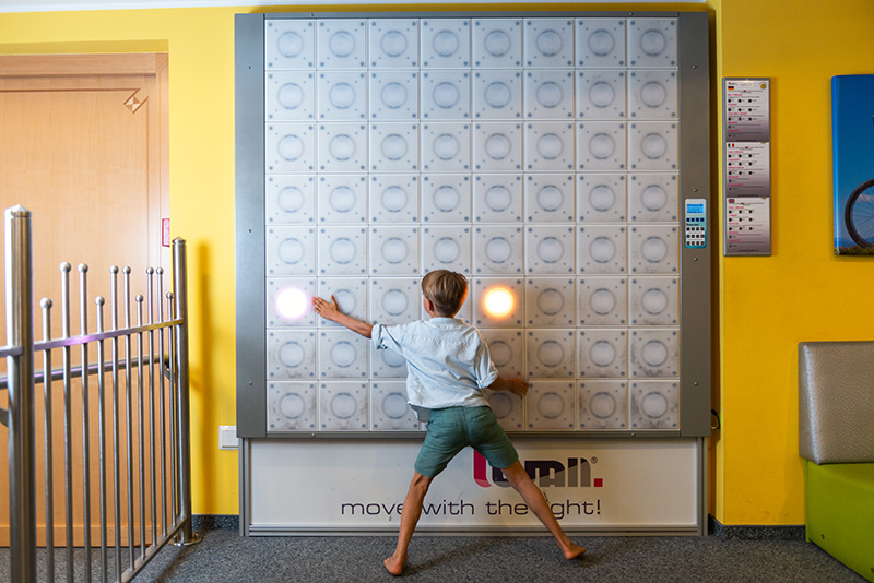Sala giochi all'Hotel Ideal Park