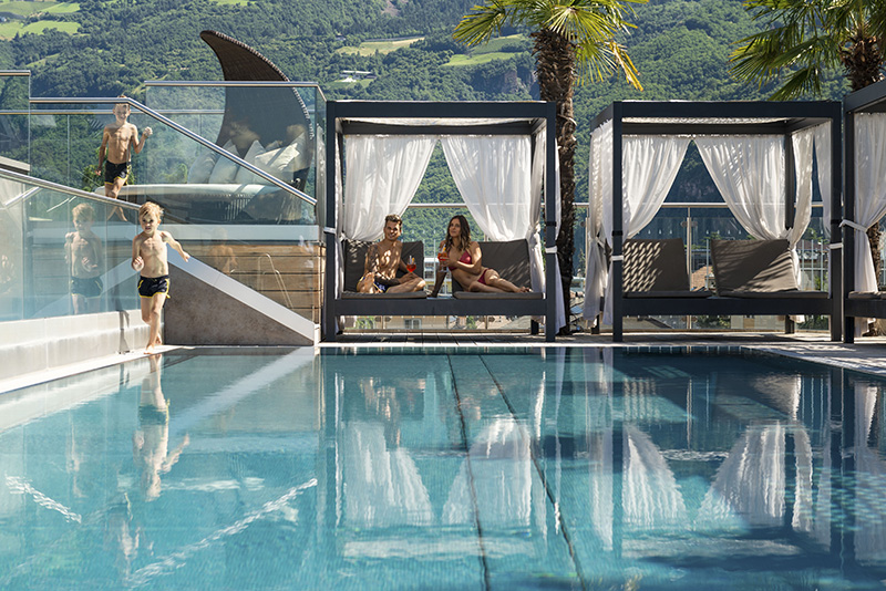 Hotel Ideal Park, piscina sul tetto